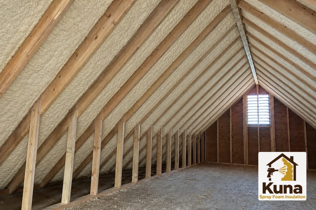 Open-Cell Spray Foam Insulation photo