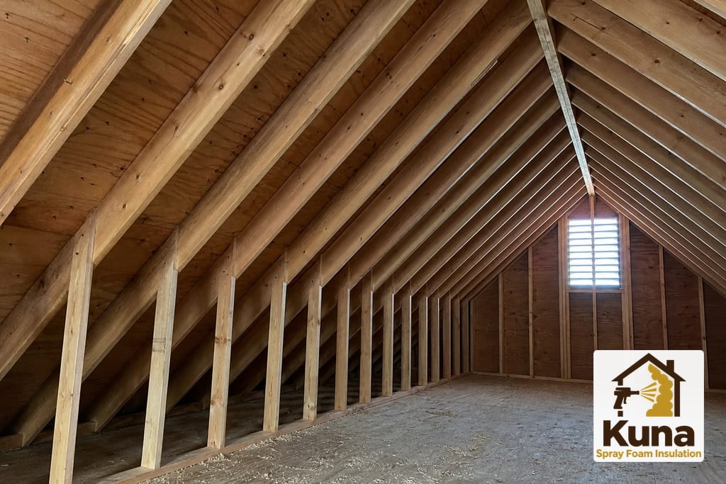 Open-Cell Spray Foam Insulation photo